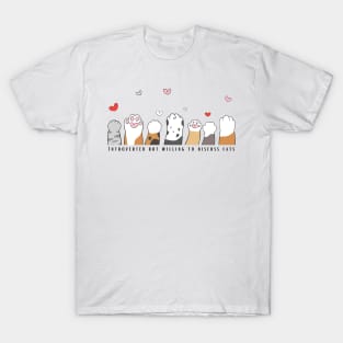 Introverted but willing to discuss cats T-Shirt